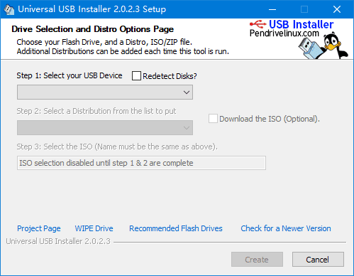 Universal USB Installer v2.0.3 绿色版｜可启动U盘制作工具一键创建系统安装盘