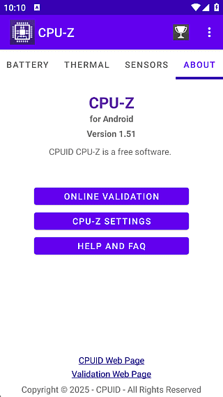 CPU-Z安卓版(手机硬件检测工具) v1.55 修改版