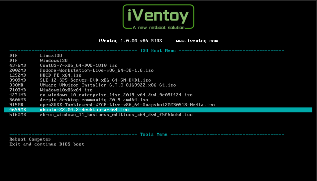 增强版PXE服务器 | iVentoy v1.0.39 中文绿色版