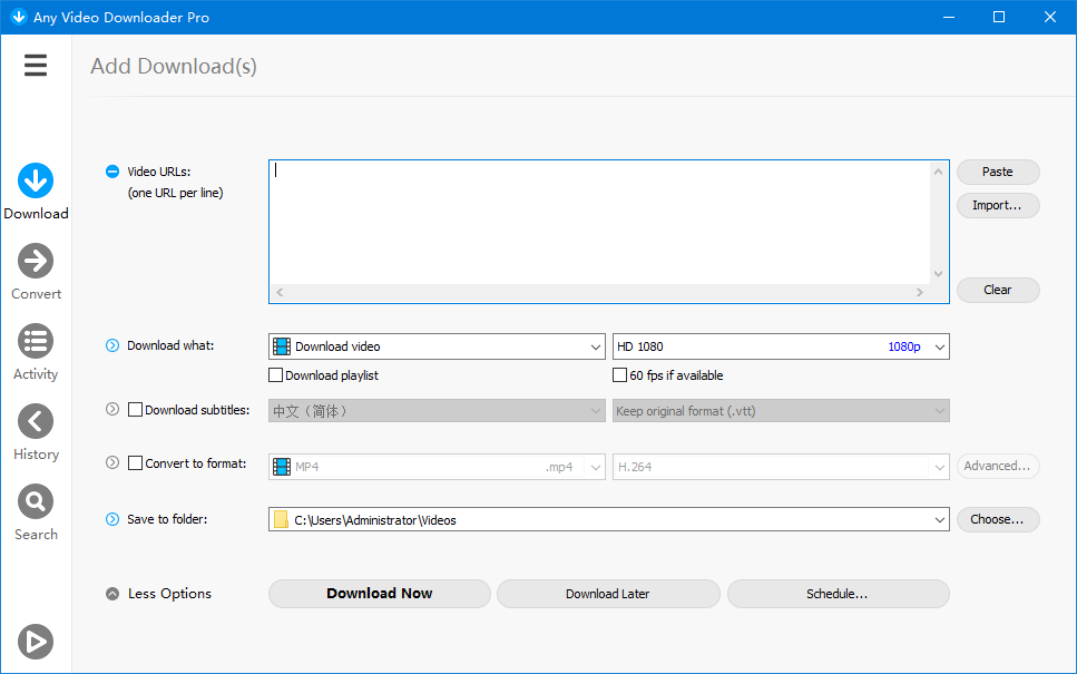 视频下载工具 | Any Video Downloader Pro v10.4.16 便携版